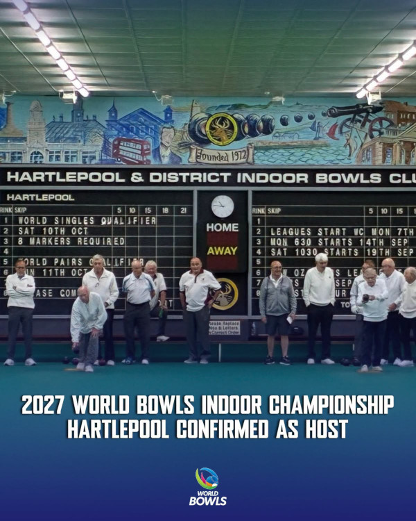 World Bowls venue announced for 2027